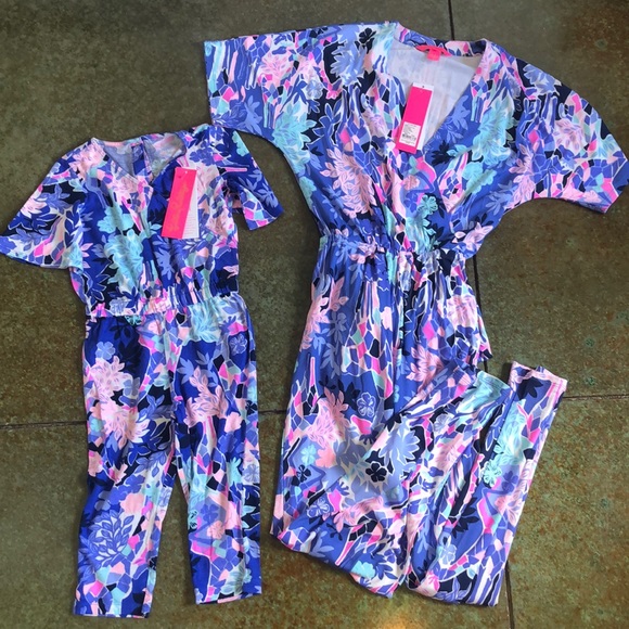 Lilly Pulitzer Pants - BNWT Lilly Pulitzer mommy and me jumpers, XXS, XS